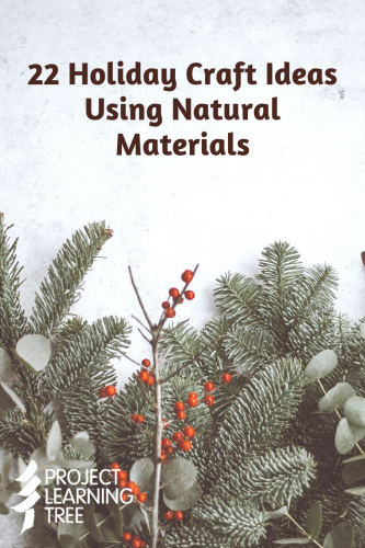22 holiday craft ideas using natural materials